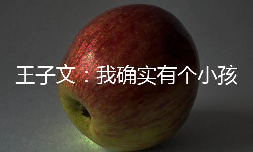 恩不孩 孩子个小王子文我确吴永王子文有介意实有